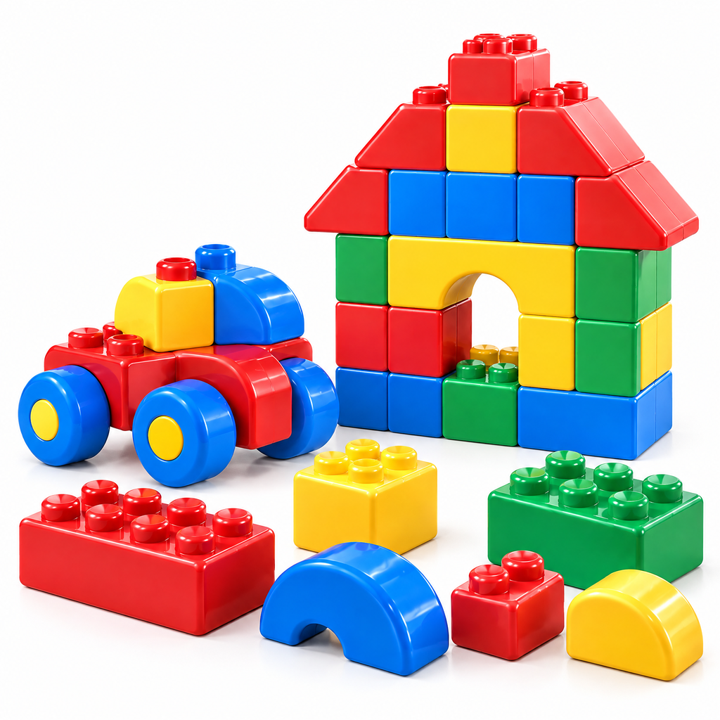 Valnermere™ Jumbo Colorful Building Block Set