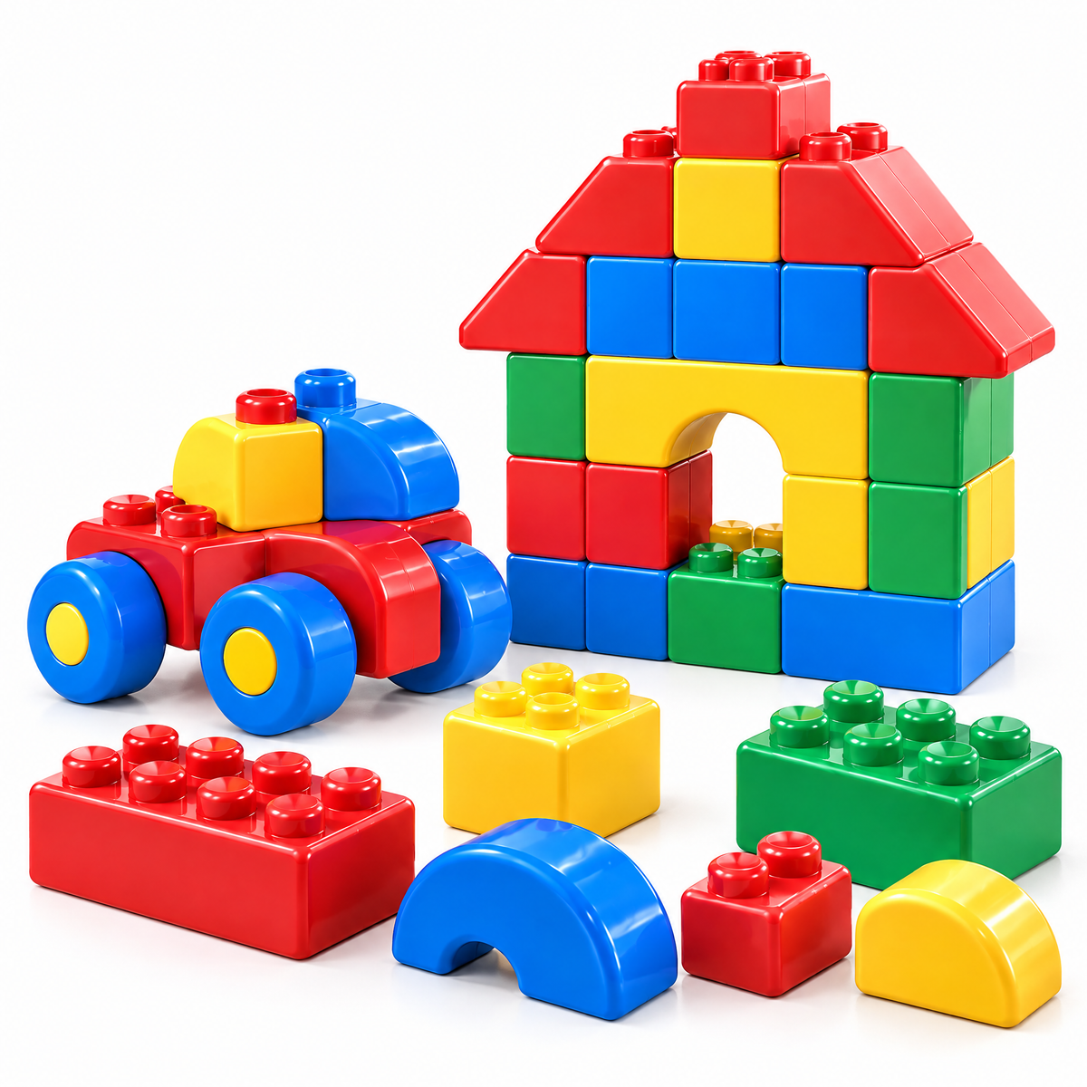 Valnermere™ Jumbo Colorful Building Block Set