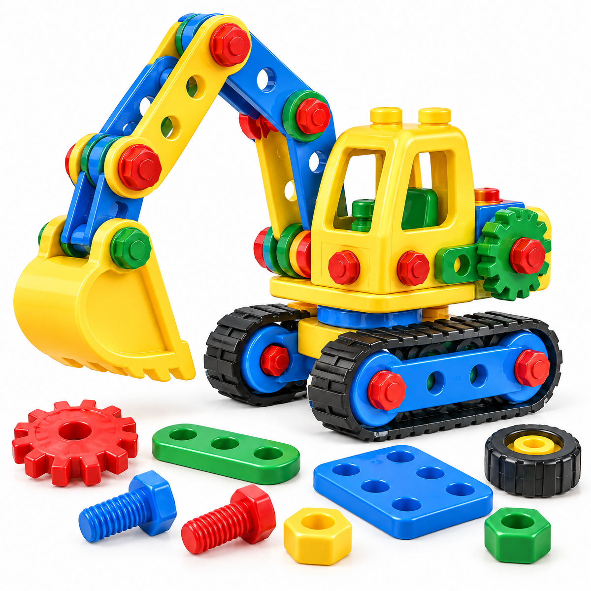 Valnermere™ Build & Play Construction Excavator Set