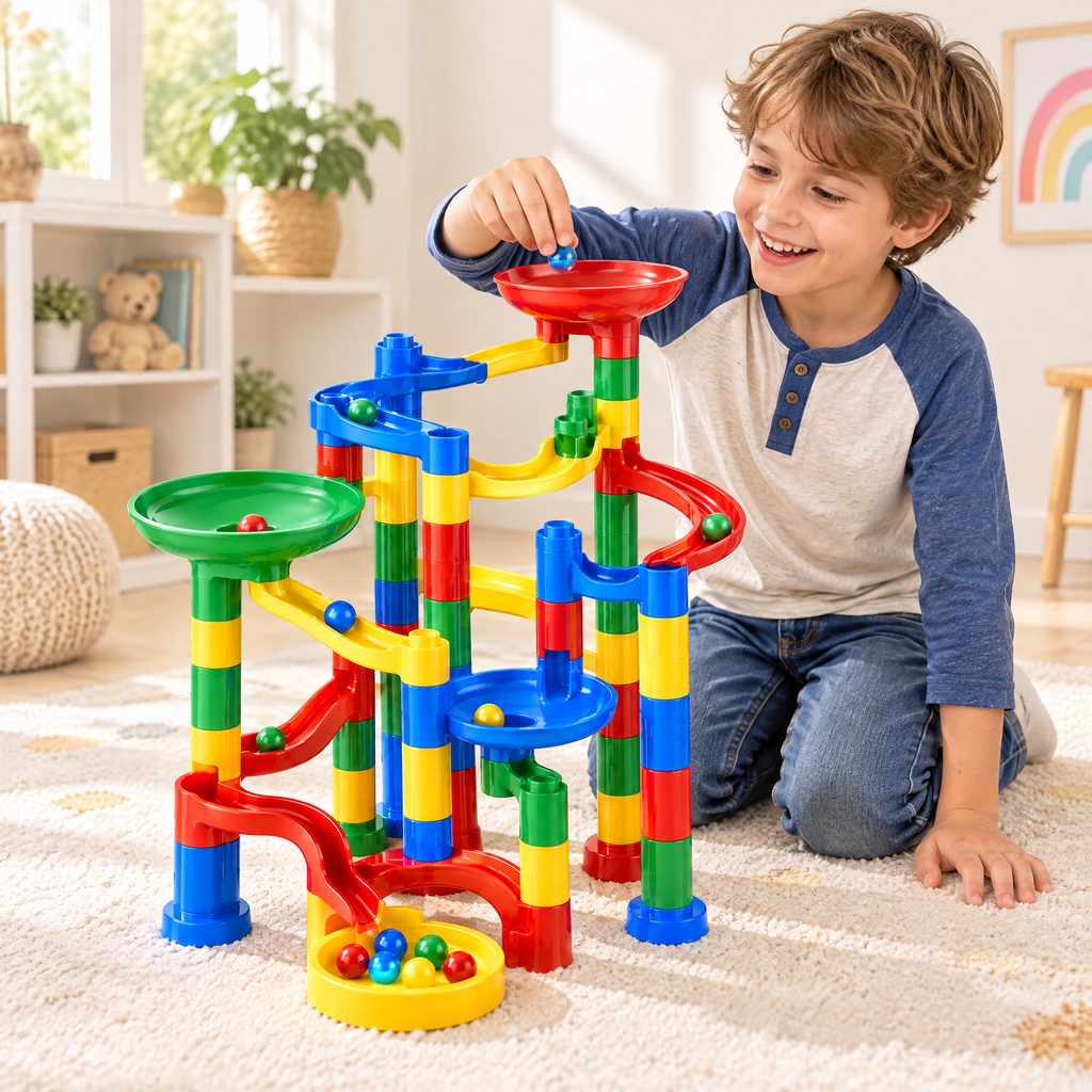 Valnermere™ Colorful Marble Run Adventure Set