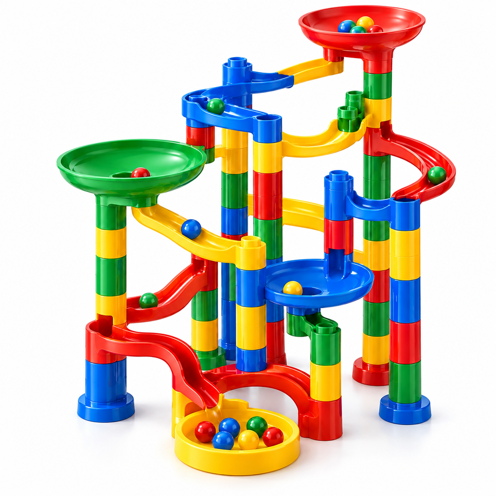 Valnermere™ Colorful Marble Run Adventure Set