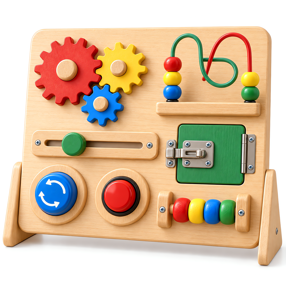 Valnermere™ Wooden Montessori Busy Board