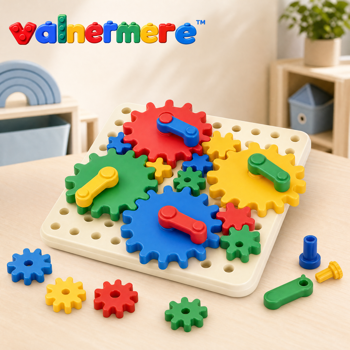 Valnermere™ Interactive Gear Building Board