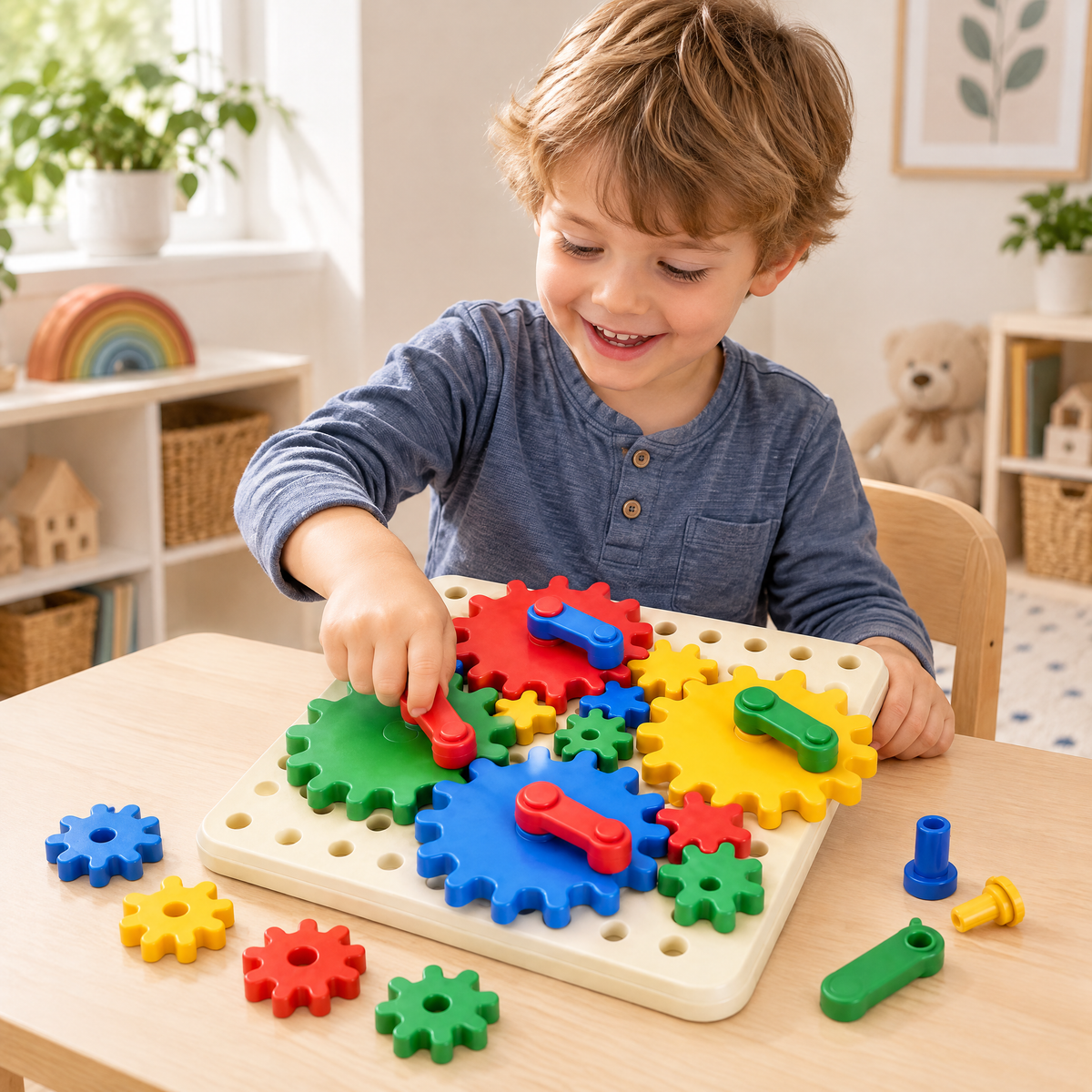 Valnermere™ Interactive Gear Building Board