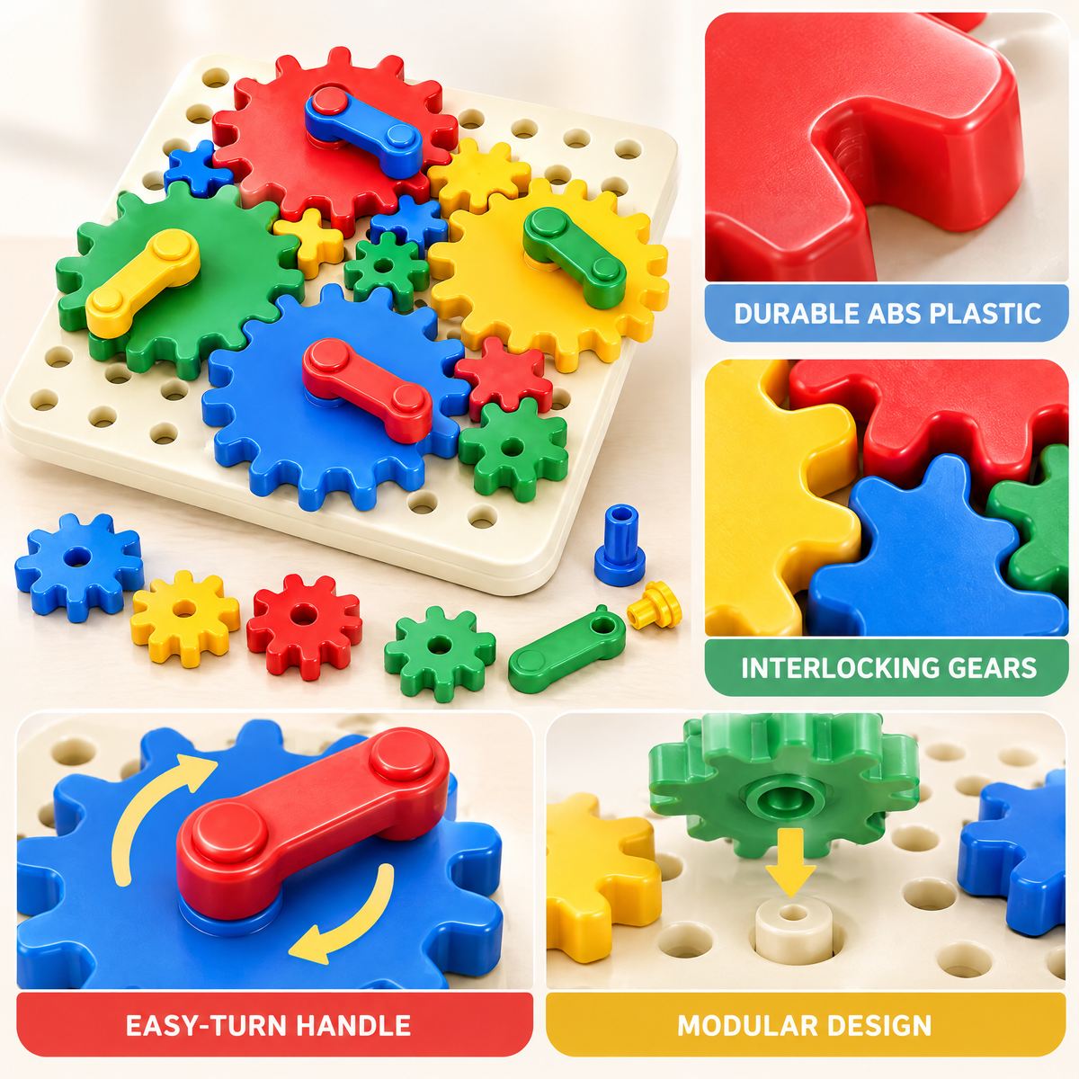 Valnermere™ Interactive Gear Building Board