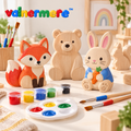 Valnermere™ Paint-Your-Own Wooden Animal Craft Kit
