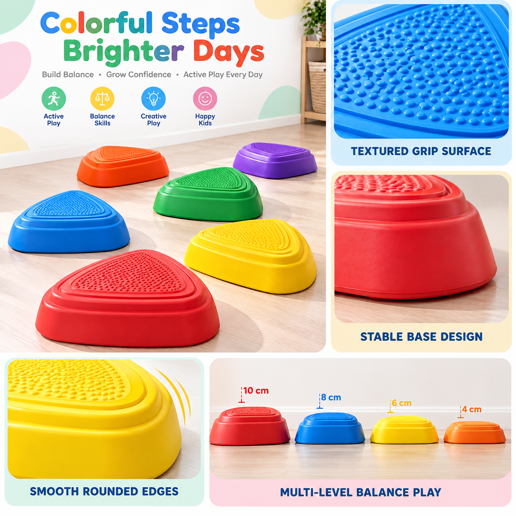 Valnermere™ Kids Balance Stepping Stones Set