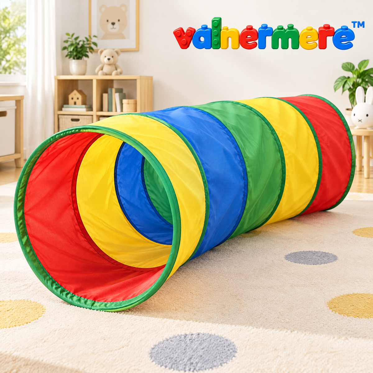Valnermere™ Colorful Pop-Up Play Tunnel